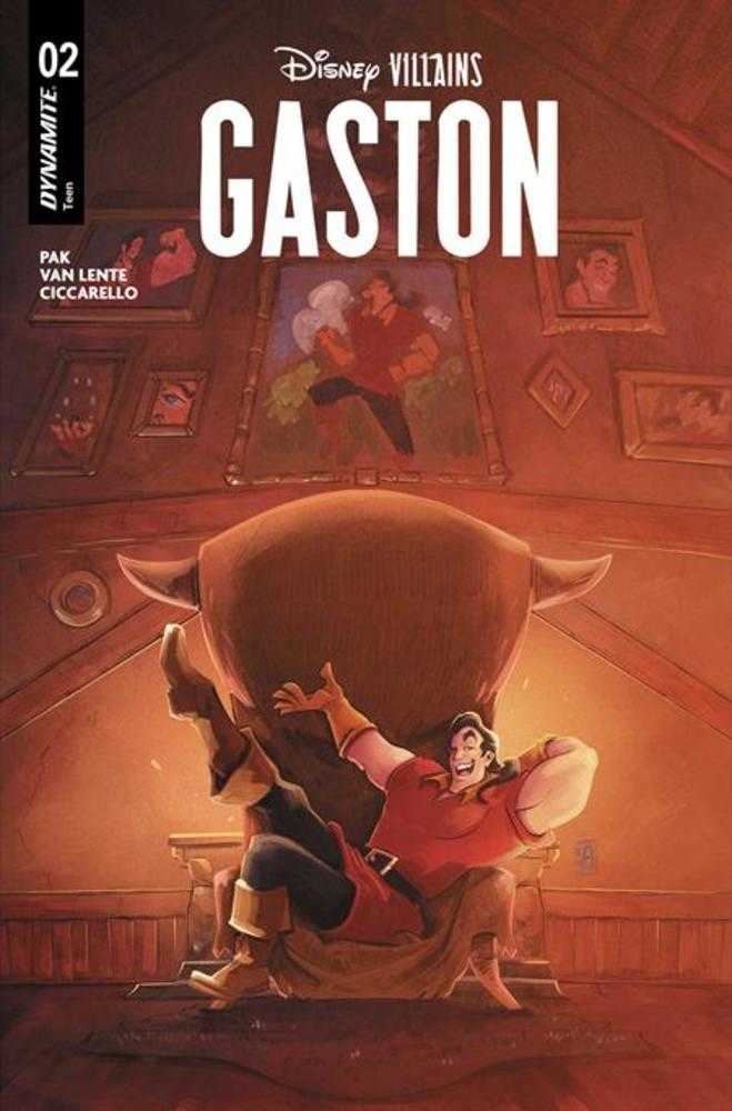 Disney Villains Gaston 2 Cover A Alessandro Ranald Variant - Walt's Comic Shop