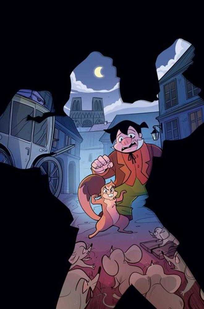 Disney Villains Gaston 4 Cover F Milena Ciccarello Full Art 1:10 Ratio Variant - Walt's Comic Shop