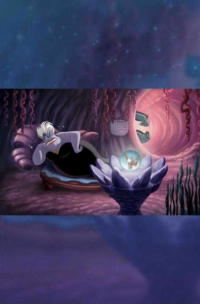 Disney Villains Ursula 3 Cover F Storybook Art Full Art 1:10 Ratio Variant - Walt's Comic Shop