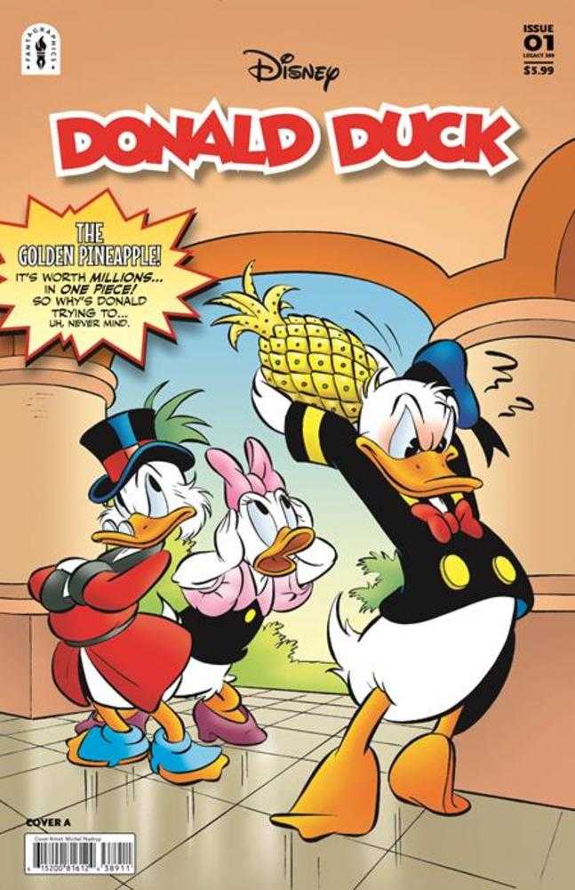 Donald Duck Legacy 389 The Golden Pineapple Cover A Michel Nadorp - Walt's Comic Shop