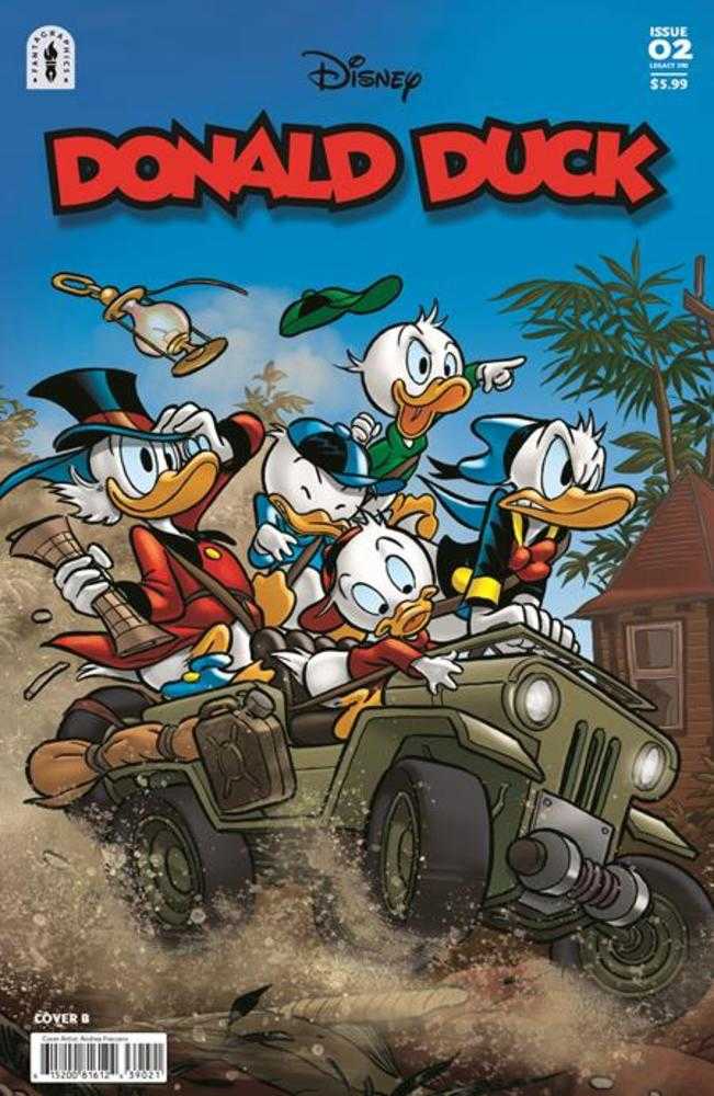 Donald Duck Legacy 390 Master Of Disaster Cover B Andres Freccero Variant - Walt's Comic Shop
