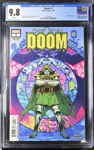 Doom #1 1st Print Sanford Greene CGC 9.8 - Walt's Comic Shop