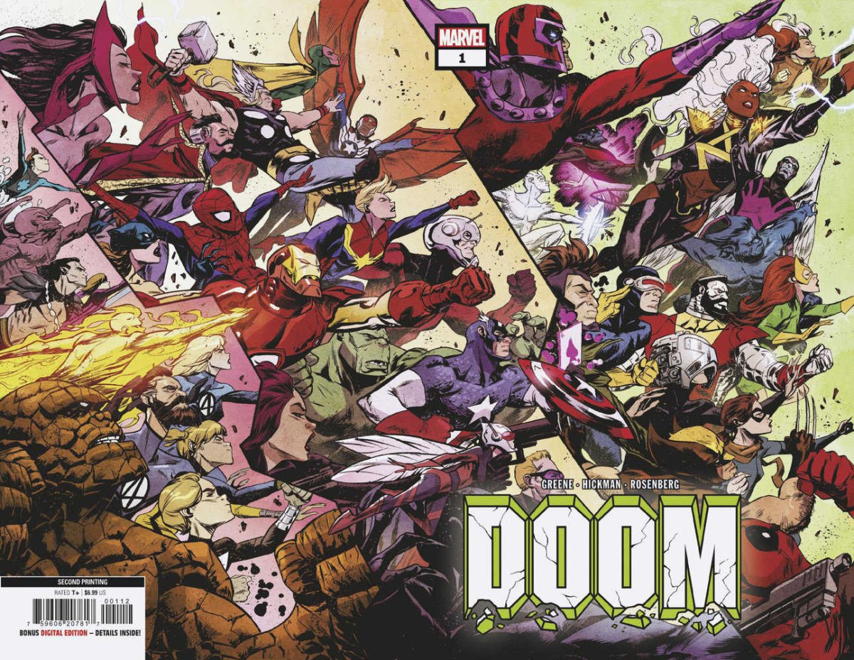 Doom #1 Sanford Greene Wraparound 2nd Print Variant - Walt's Comic Shop