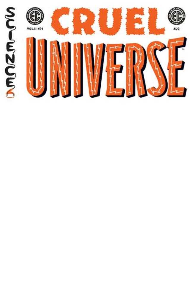 EC Cruel Universe 2 1 (Of 12) Cover D Blank Sketch Variant Variant - Walt's Comic Shop