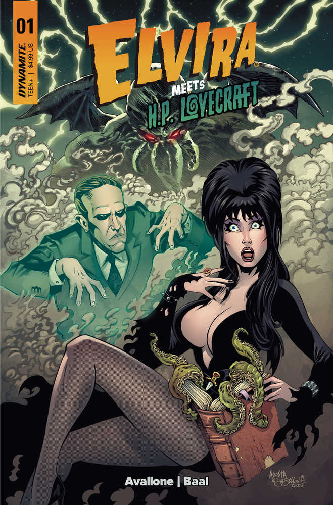 Elvira Meets Hp Lovecraft #1 Cover A Acosta - Walt's Comic Shop