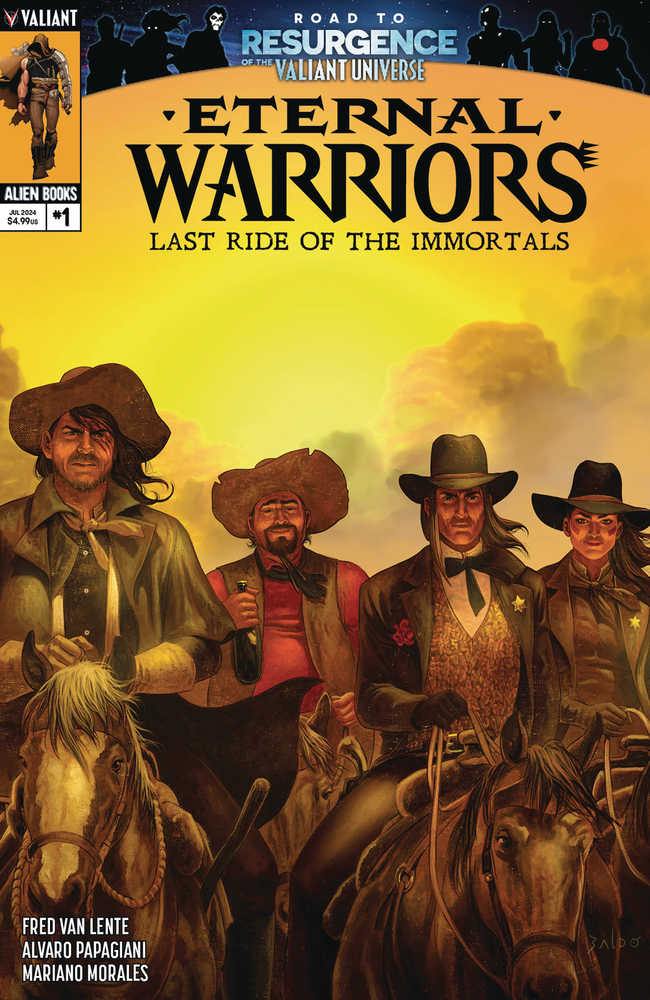 Eternal Warriors Last Ride Immortals #1 (Of 2) Cover A Baldo - Walt's Comic Shop