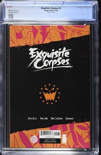 Exquisite Corpses 1 1:100 Jae Lee Incentive Virgin Variant CGC 9.8 - Walt's Comic Shop