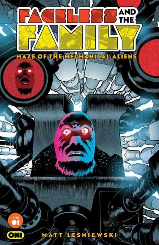 Faceless And The Family Maze Of The Mechanical Aliens 1 (Of 4) Cover B Kelley Jones Variant - Walt's Comic Shop