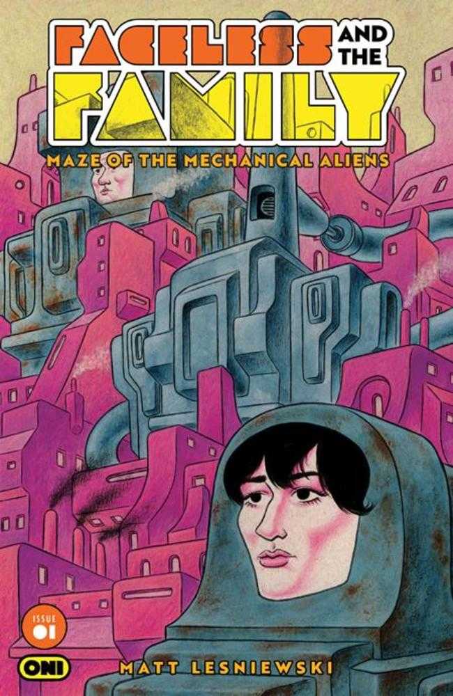 Faceless And The Family Maze Of The Mechanical Aliens 1 (Of 4) Cover C Noah Bailey Variant - Walt's Comic Shop