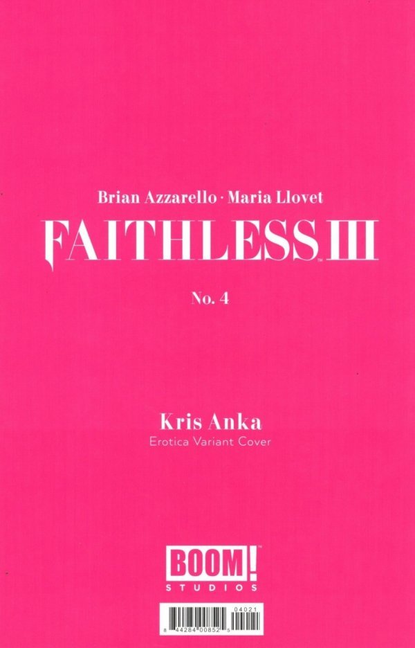 Faithless III #4 (Of 6) Cover B Erotic Variant Anka (Mature) - Walt's Comic Shop