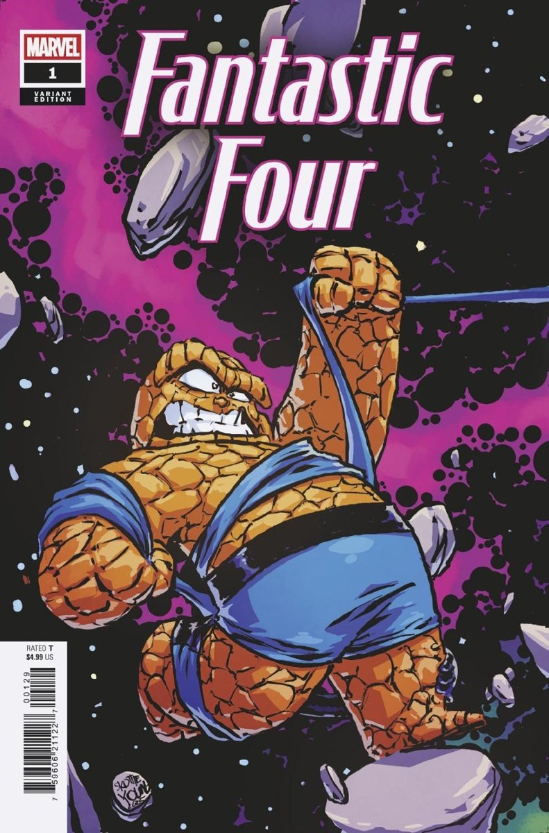 Fantastic Four 1 Skottie Young 5 - Part Connecting Variant - Walt's Comic Shop