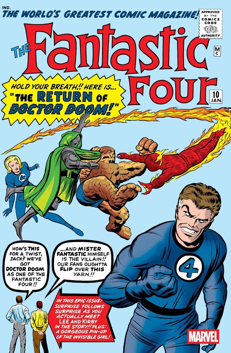 Fantastic Four 10 Facsimile Edition Foil Variant - Walt's Comic Shop