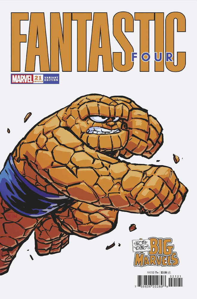 Fantastic Four #21 Skottie Young'S Big Marvel Variant [Bh] - Walt's Comic Shop