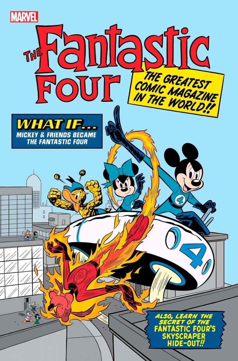 Fantastic Four #28 Francesco D'Ippolito Disney What If? Fantastic Four Homage Va Riant - Walt's Comic Shop