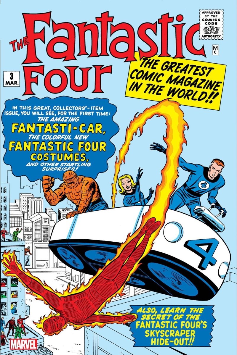 Fantastic Four #3 Facsimile Edition Foil Variant - Walt's Comic Shop