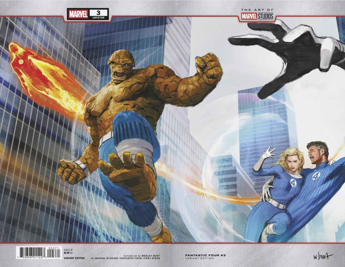 Fantastic Four 3 Wesley Burt Marvel Studios Wraparound Variant [Doom] - Walt's Comic Shop