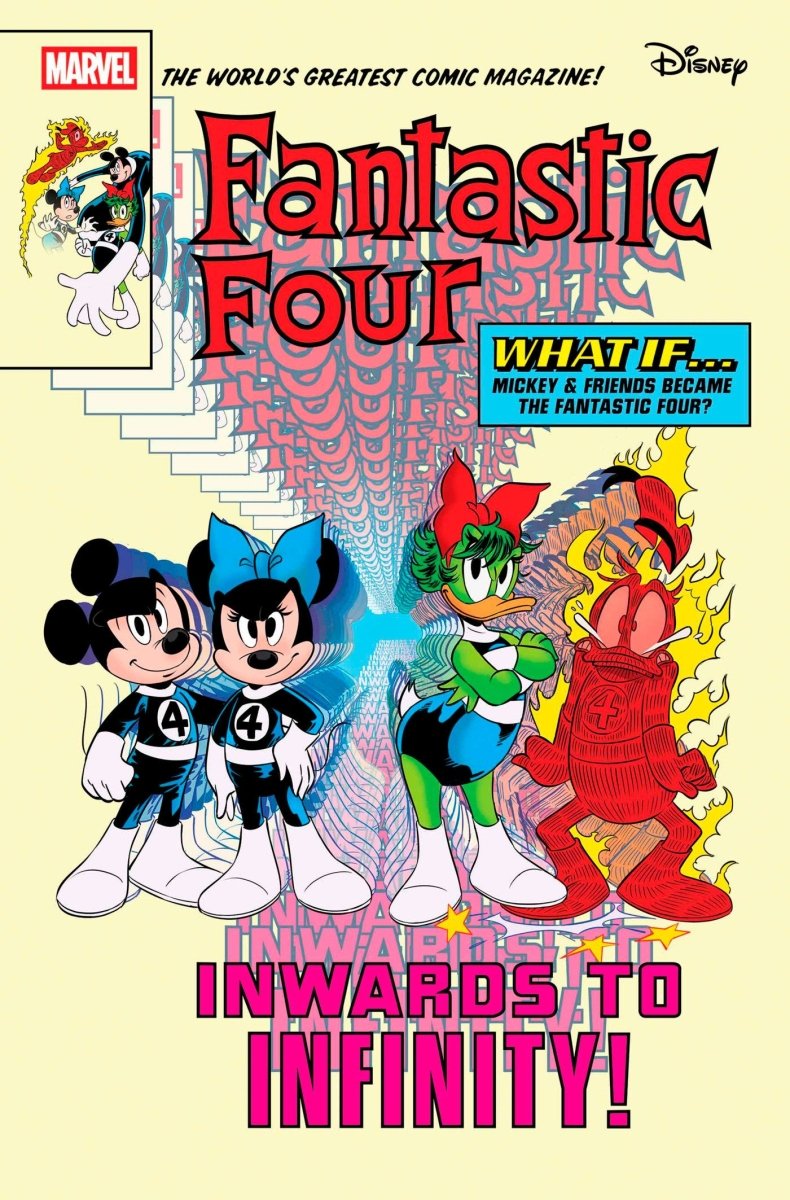 Fantastic Four 33 Giulia Lomurno Disney What If? Fantastic Four Homage Variant [Doom] - Walt's Comic Shop