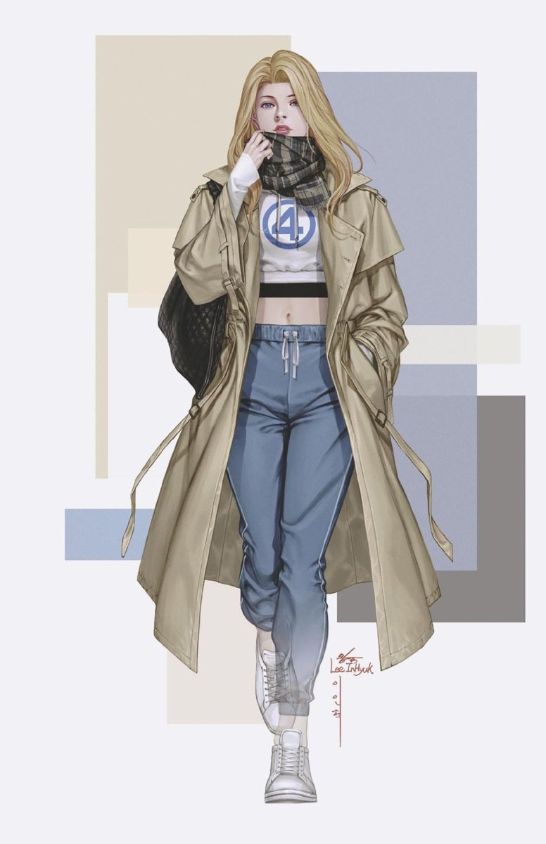 Fantastic Four 5 Inhyuk Lee Street Verse Full Art 1:50 Ratio Variant - Walt's Comic Shop