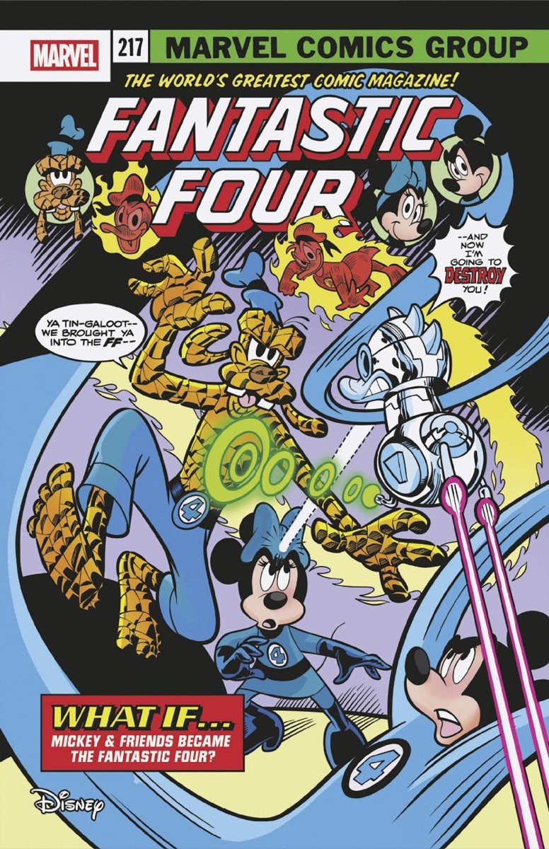 Fantastic Four 5 Marco Palazzi Disney What If? Fantastic Four Homage Variant - Walt's Comic Shop