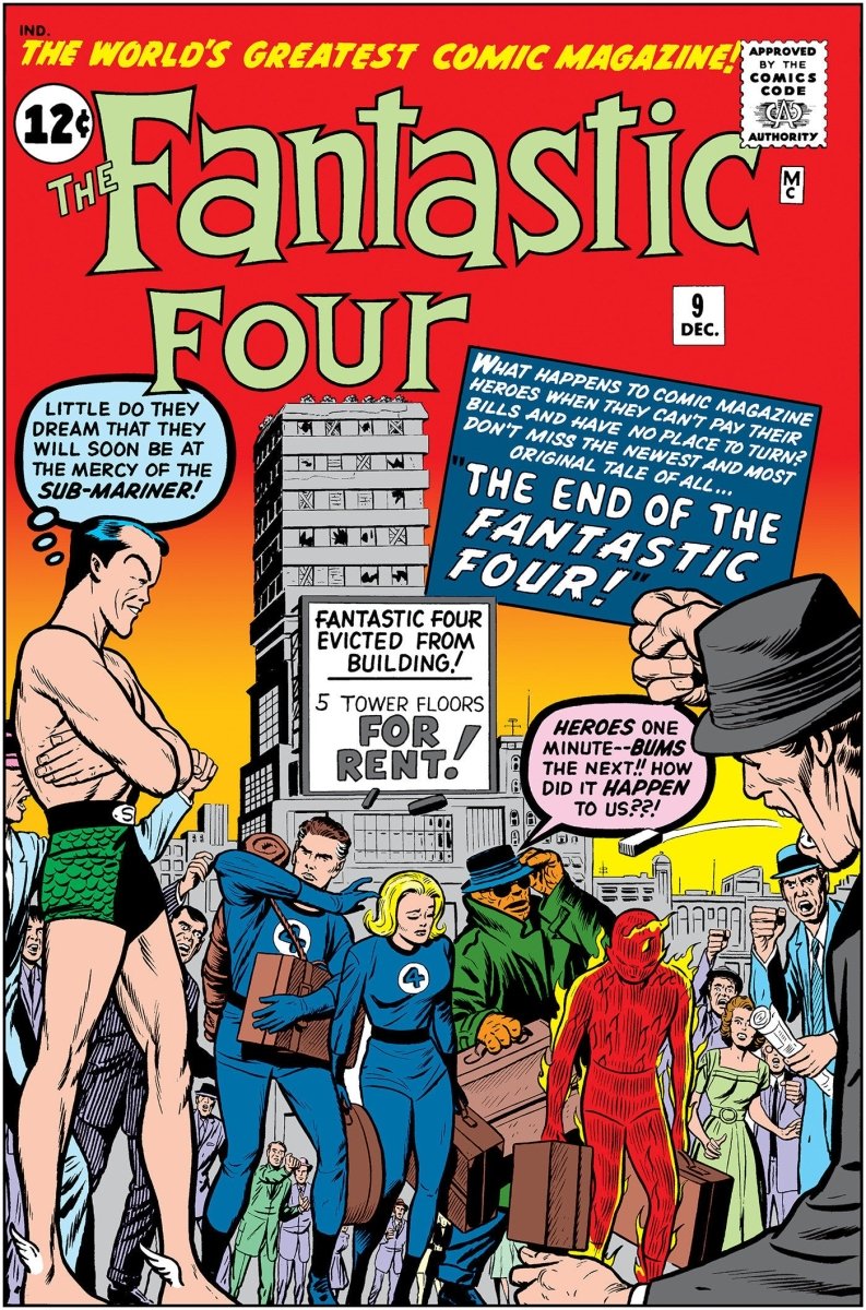 Fantastic Four 9 Facsimile Edition Foil Variant - Walt's Comic Shop