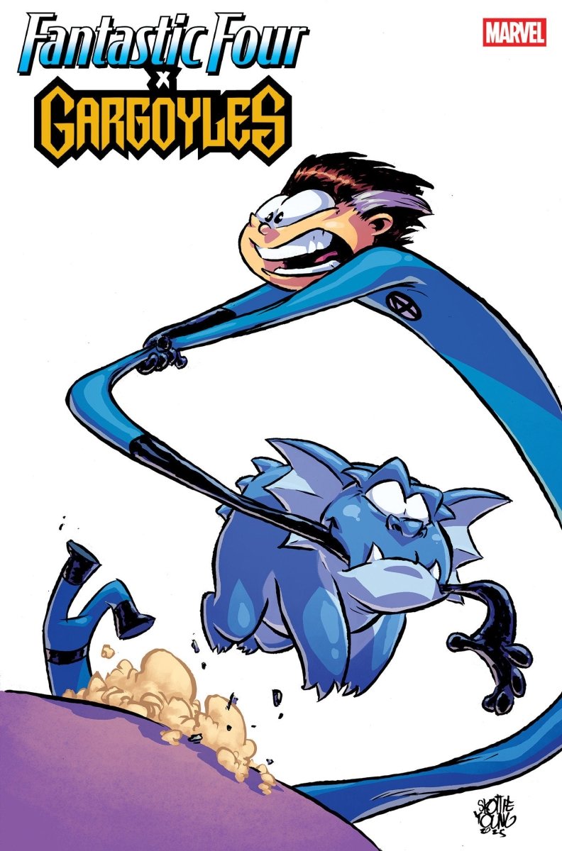 Fantastic Four/Gargoyles 1 Skottie Young Variant - Walt's Comic Shop