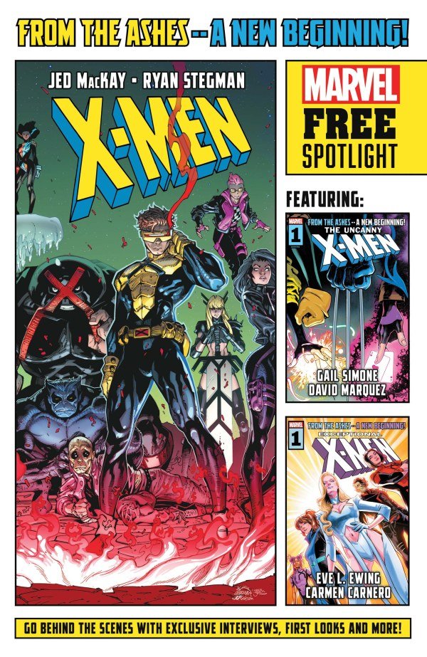 FC X - Men: From the Ashes Sampler #1 - Walt's Comic Shop