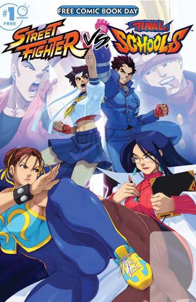 FCBD 2025 - Street Fighter vs Rivals Schools #1 2025 Free Comic Book Day Special Edition - Walt's Comic Shop