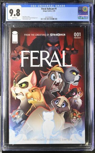 FERAL #1 Ashcan Preview CGC 9.8 - Walt's Comic Shop