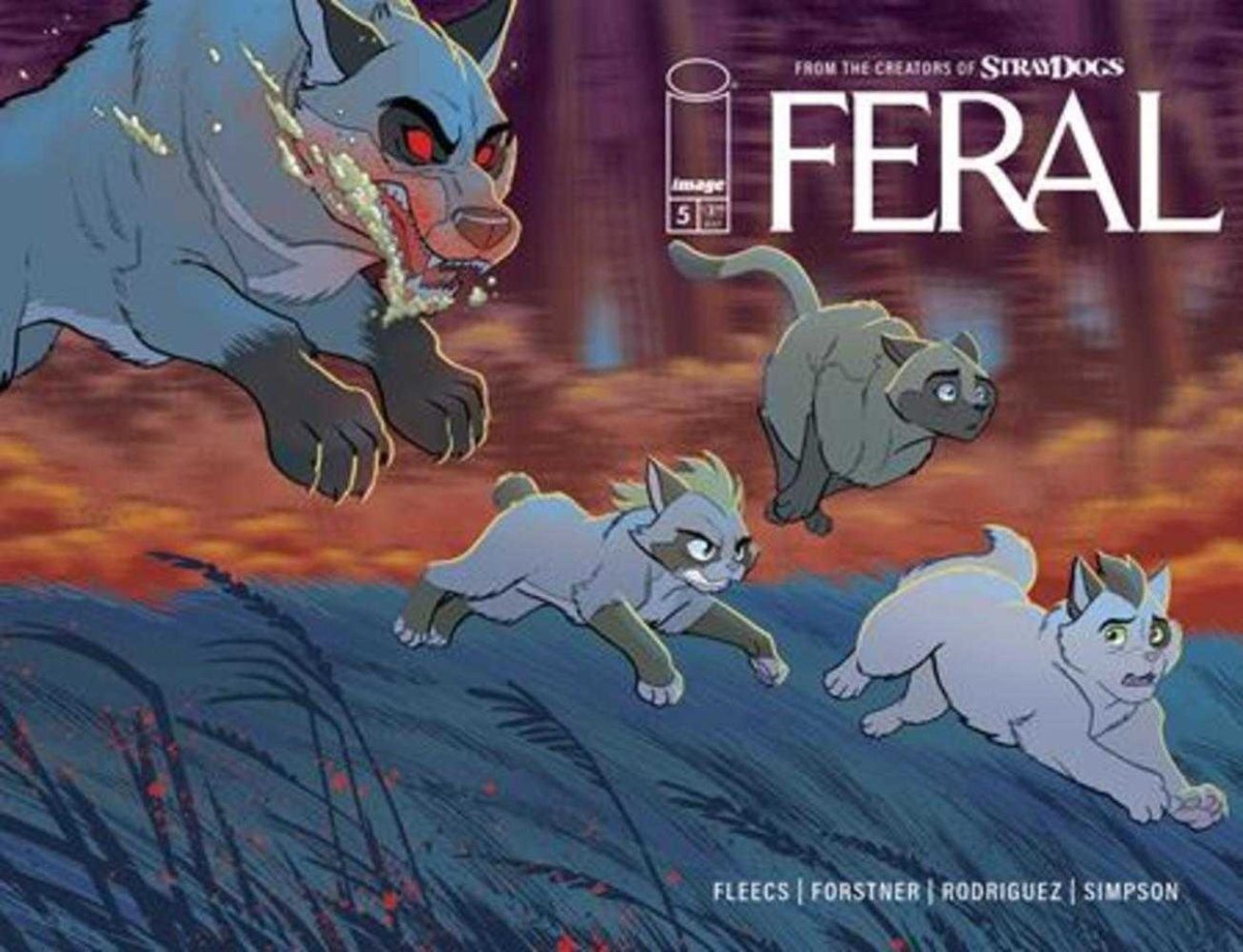 Feral #5 Cover A Tony Fleecs & Trish Forstner Wraparound - Walt's Comic Shop