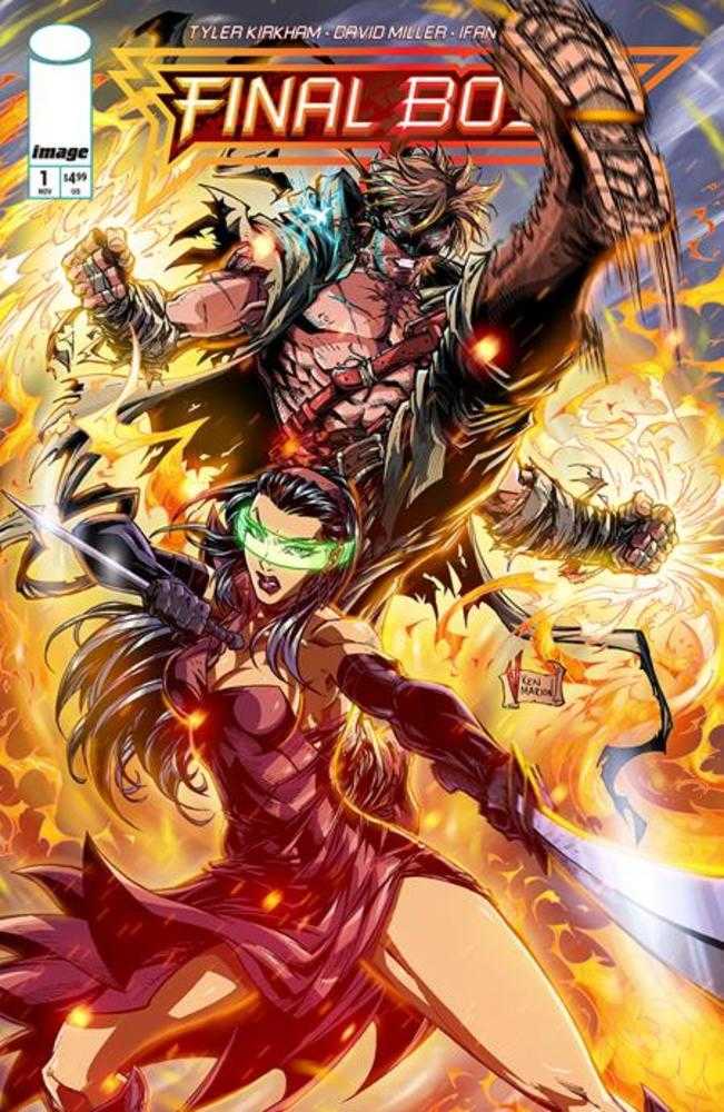Final Boss 1 Cover B V Ken Marion Variant (Mature) - Walt's Comic Shop