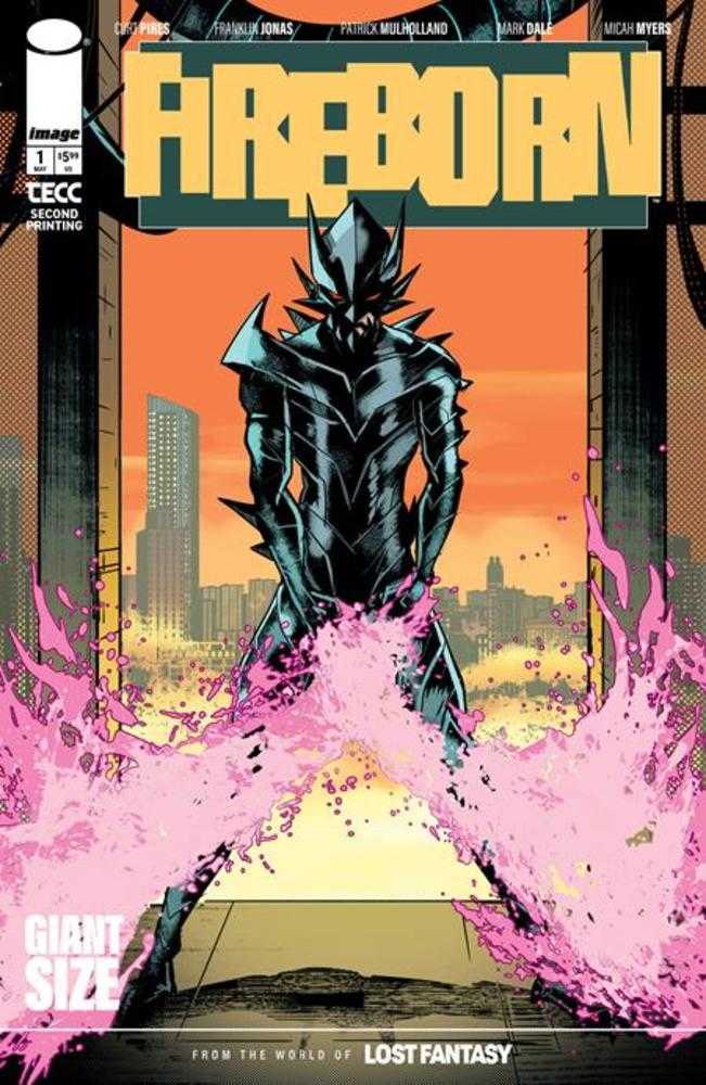 Fireborn 1 2nd Printing Cover B Patrick Mullholand Foil Absolute Batman Homage Variant - Walt's Comic Shop