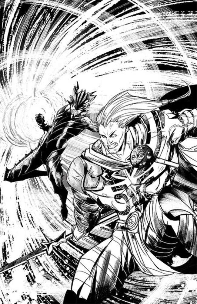 Fireborn 3 Cover C Patrick Mulholland Black & White 1:15 Ratio Variant - Walt's Comic Shop