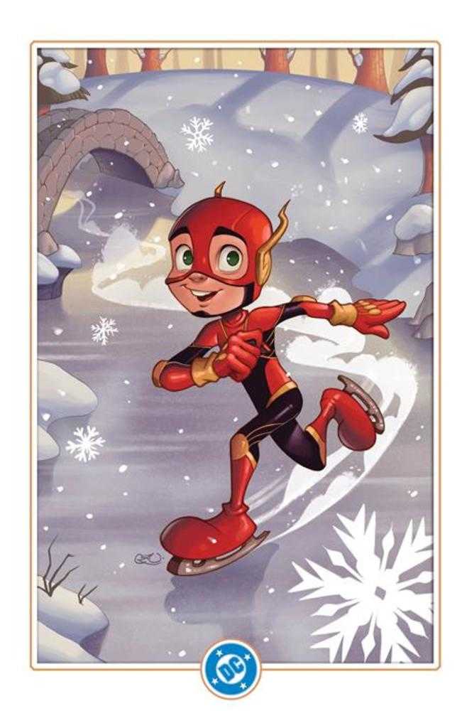 Flash #16 Cover D Chrissie Zullo DC Winter Wonderland Card Stock Variant - Walt's Comic Shop