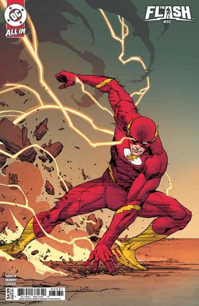 Flash 32 Cover C Giuseppe Camuncoli Card Stock Variant - Walt's Comic Shop