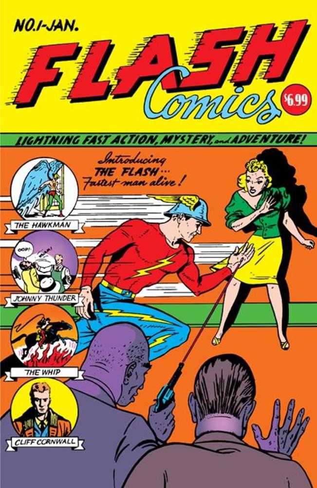 Flash Comics #1 Facsimile Edition Cover A Sheldon Moldoff - Walt's Comic Shop