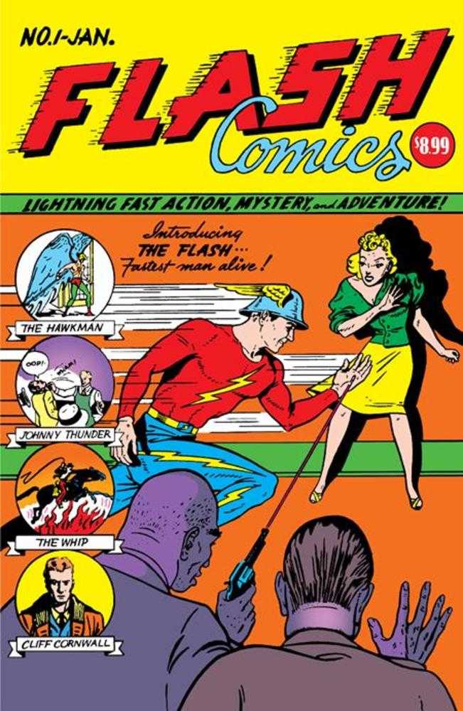 Flash Comics #1 Facsimile Edition Cover B Sheldon Moldoff Foil Variant - Walt's Comic Shop