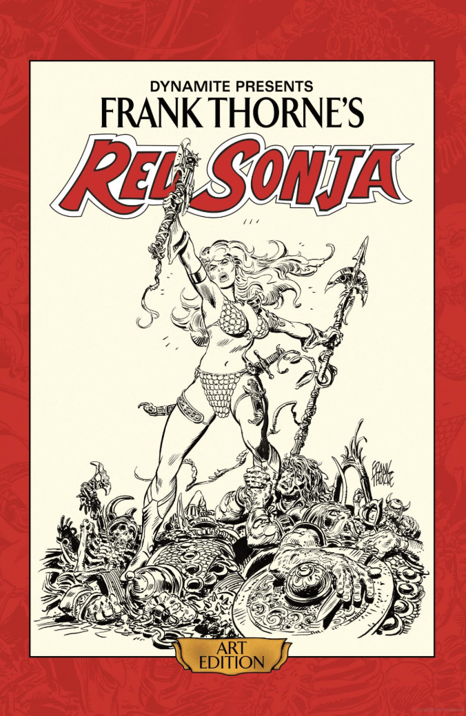 Frank Thorne's Red Sonja Art Edition HC Vol 01 Signed by Frank Thorne (Limited 300) - Walt's Comic Shop