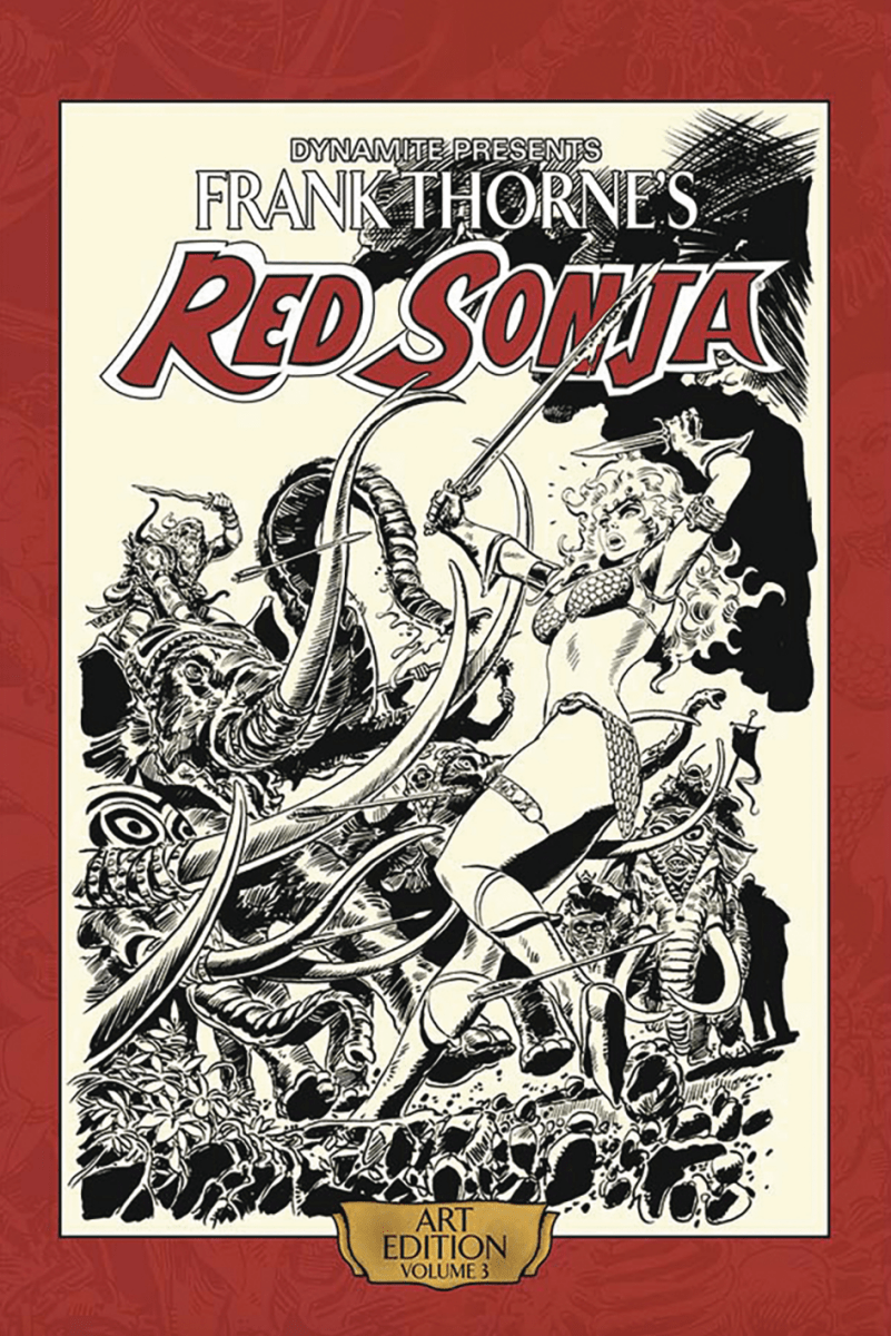 Frank Thorne's Red Sonja Art Edition HC Vol 03 Signed by Frank Thorne (Limited 250) - Walt's Comic Shop