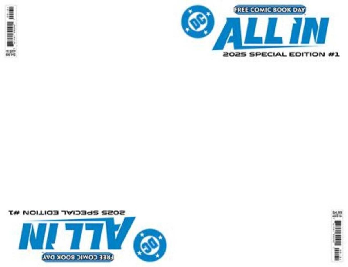Free Comic Book Day 2025 - DC All In Absolute Universe 2025 Free Comic Book Day Special Edition Blank Variant - Walt's Comic Shop