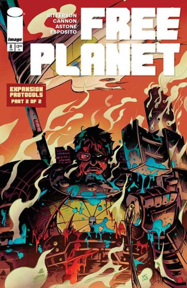 Free Planet 8 Cover B Tyrell Cannon Variant - Walt's Comic Shop