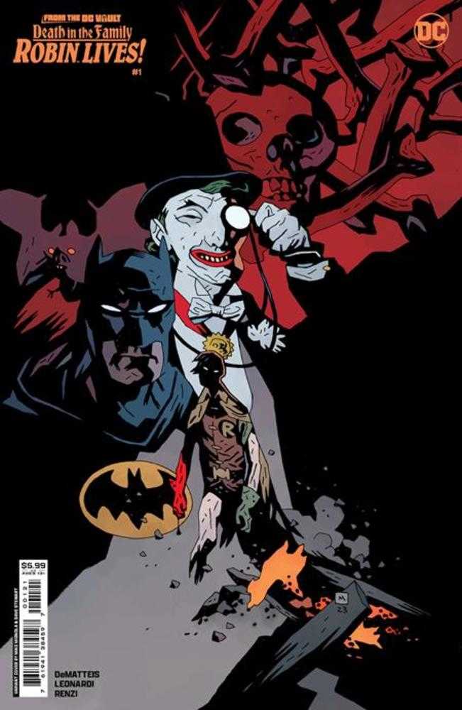 From The DC Vault Death In The Family Robin Lives #1 Cover B Mike Mignola Card Stock Variant - Walt's Comic Shop