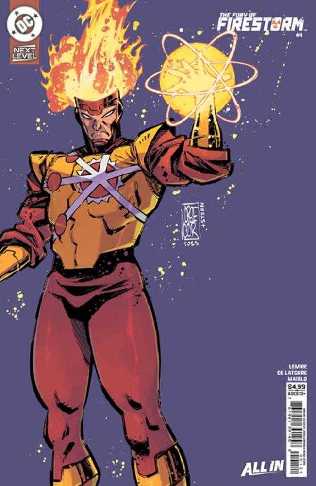 Fury Of Firestorm 1 (Of 6) Cover D Jorge Corona Next Level Card Stock Variant - Walt's Comic Shop