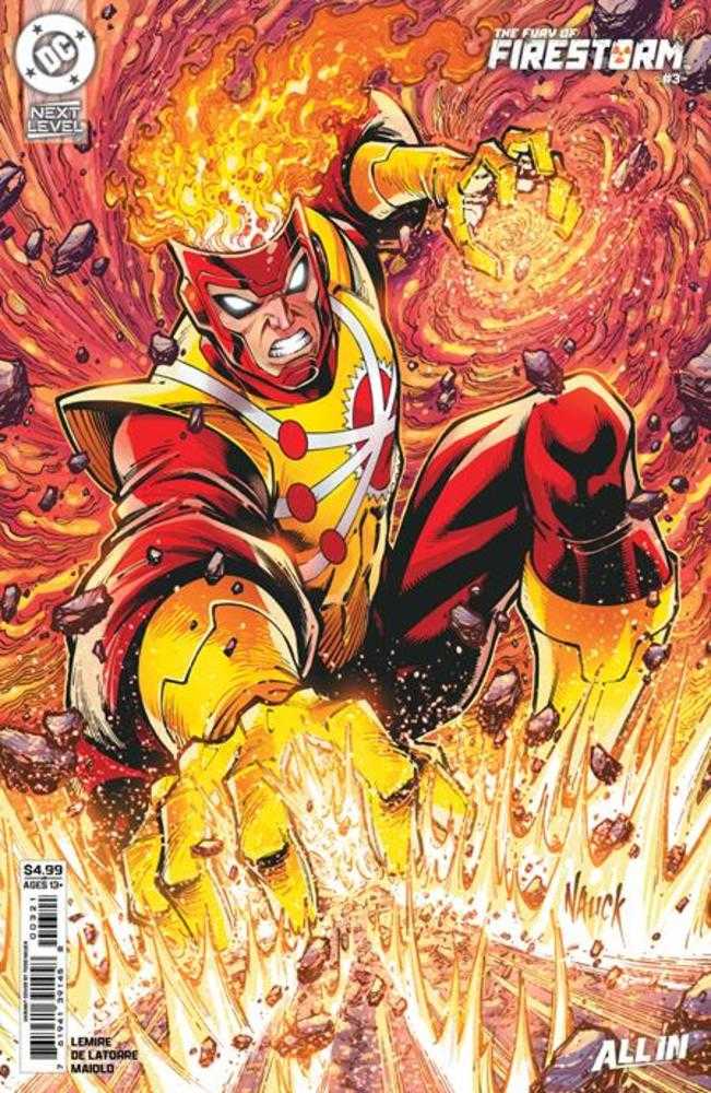 Fury Of Firestorm 3 (Of 8) Cover B Todd Nauck Card Stock Variant - Walt's Comic Shop