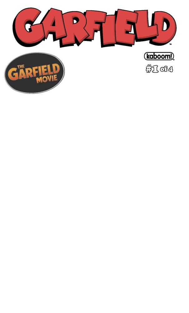 Garfield #1 (Of 4) Cover C Blank Sketch Variant - Walt's Comic Shop