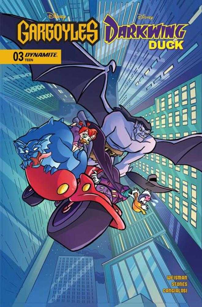 Gargoyles Darkwing Duck 3 Cover A Tad Stones - Walt's Comic Shop
