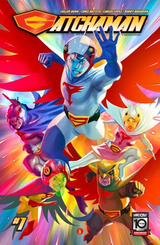 Gatchaman #1 Cover A Inaki Miranda - Walt's Comic Shop