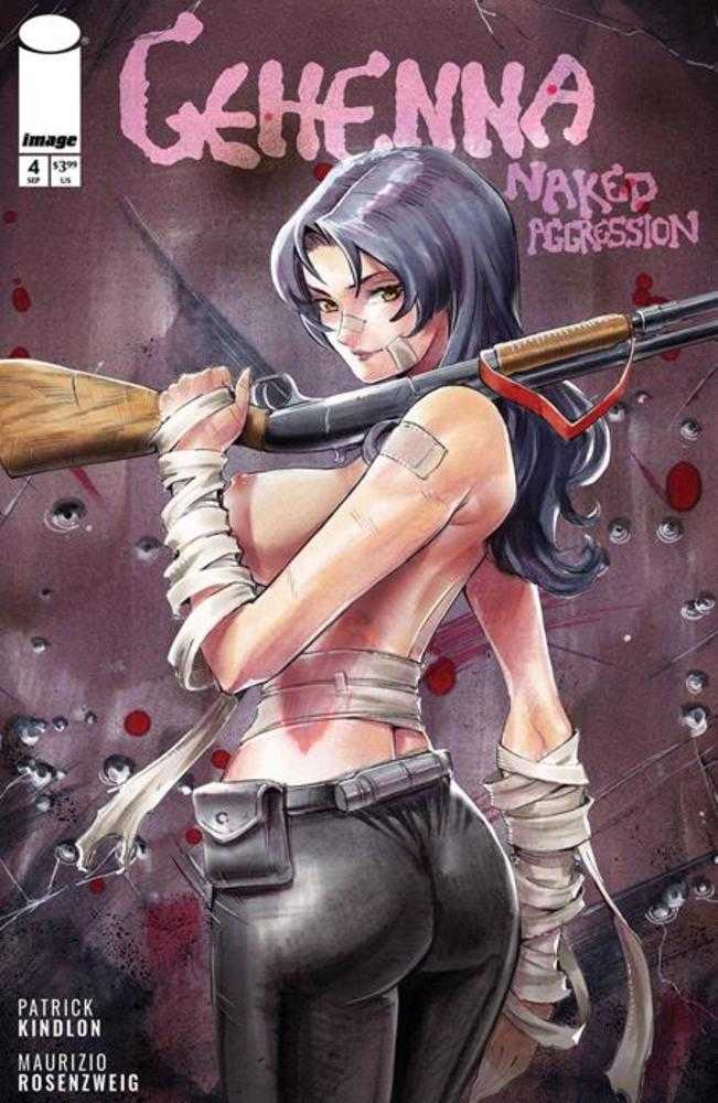 Gehenna Naked Aggression 4 (Of 4) Cover C Rodrigo Yoshimiya Nsfw Polybagged Variant - Walt's Comic Shop