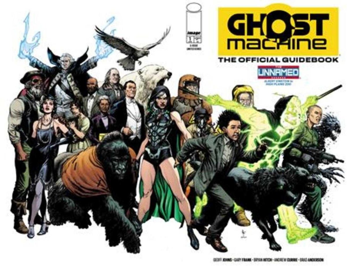 Ghost Machine The Official Guidebook 1 (Of 5) Cover A Gary Frank & Brad Anderson Wraparound - Walt's Comic Shop