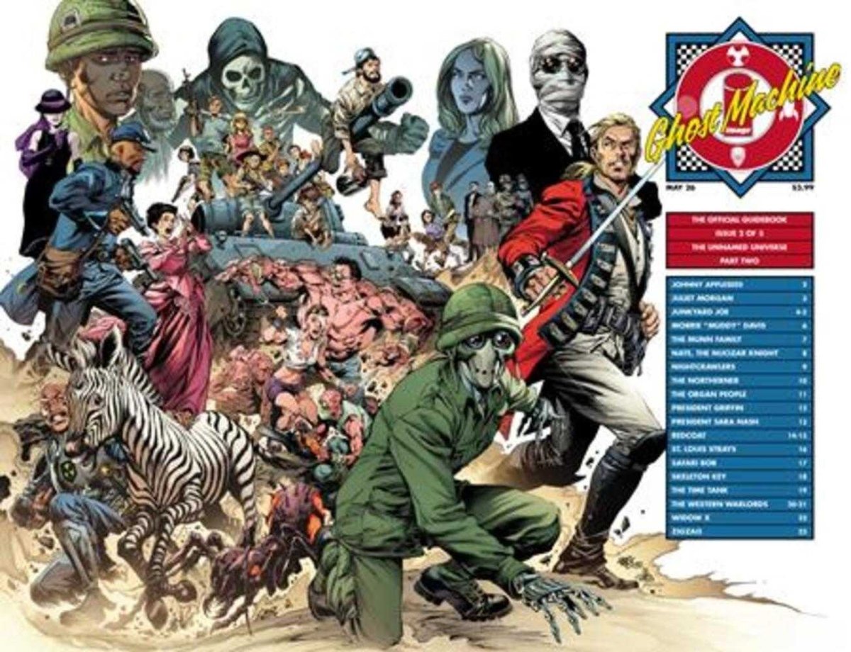 Ghost Machine The Official Guidebook 2 (Of 5) Cover C Ivan Reis & Danny Miki Wraparound Variant - Walt's Comic Shop