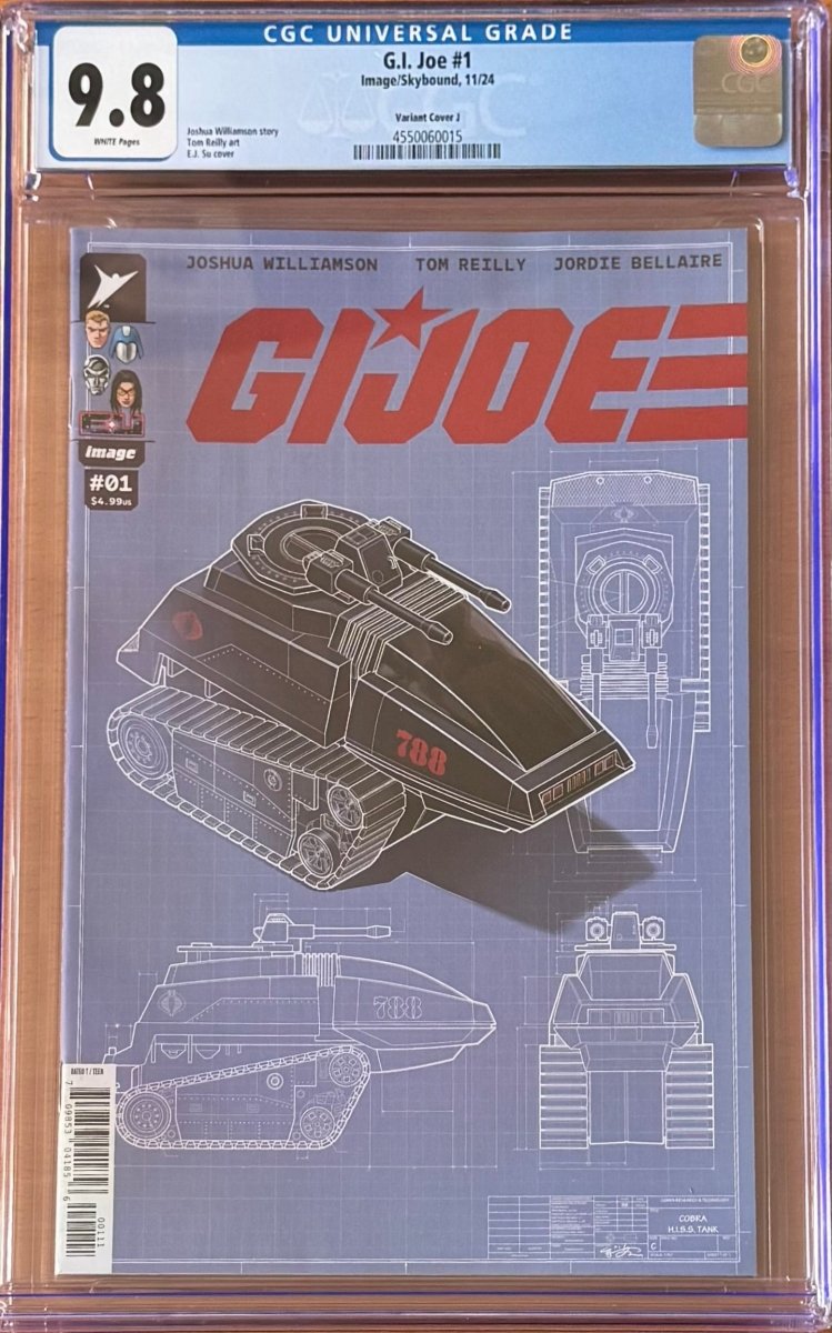 GI Joe #1 Cover J Su 1:50 Variant CGC 9.8 - Walt's Comic Shop